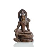 Seltene Bronze des Padmapani