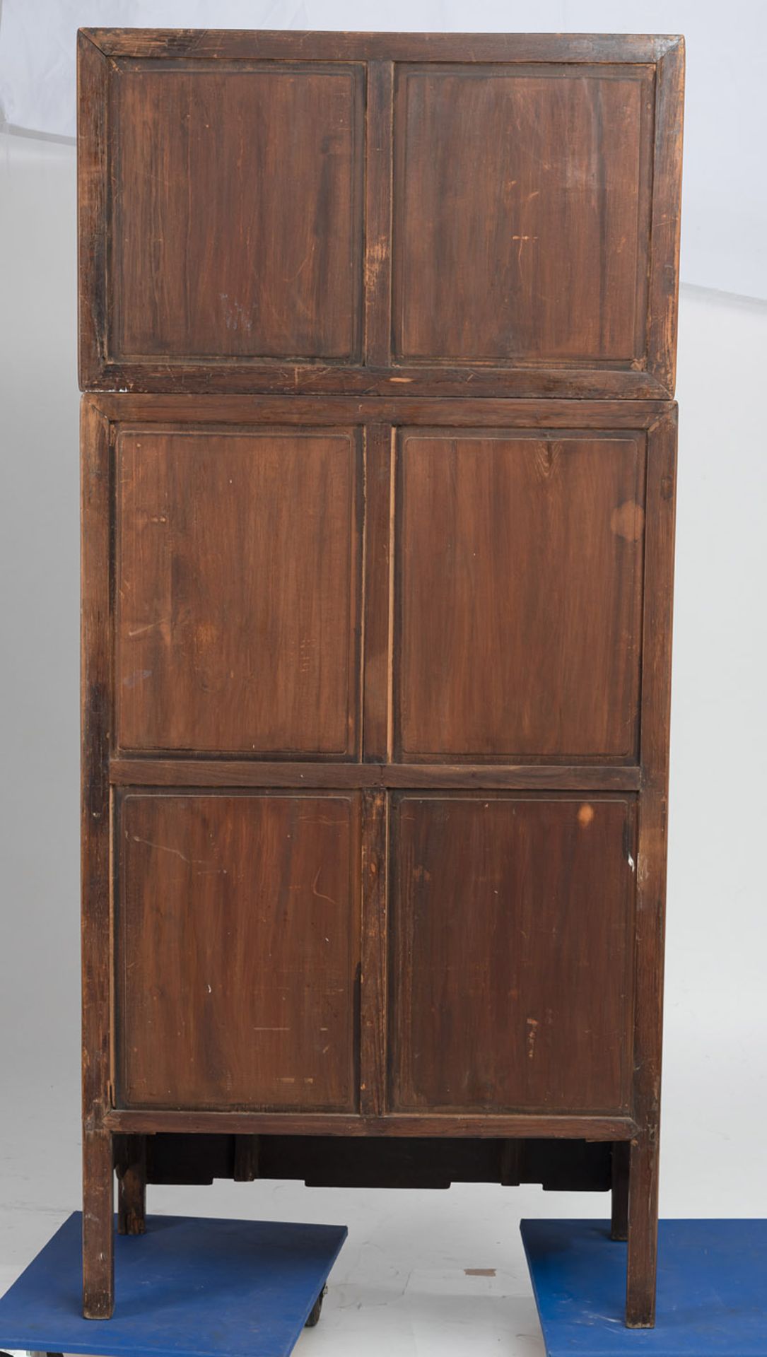 ERRATUM: A PAIR OF BROWN WOOD COMPOUND CABINETS WITH ANTIQUITIES IN LOW RELIEF - Image 10 of 15