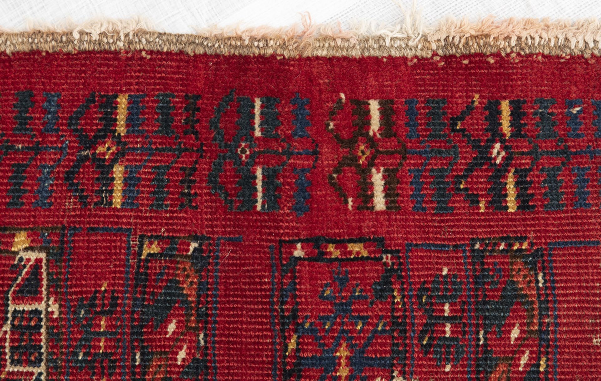 AN ERSARI BASHIR CHUVAL FRONT AND AN ERSARI BASHIR CARPET FRAGMENT - Image 5 of 10