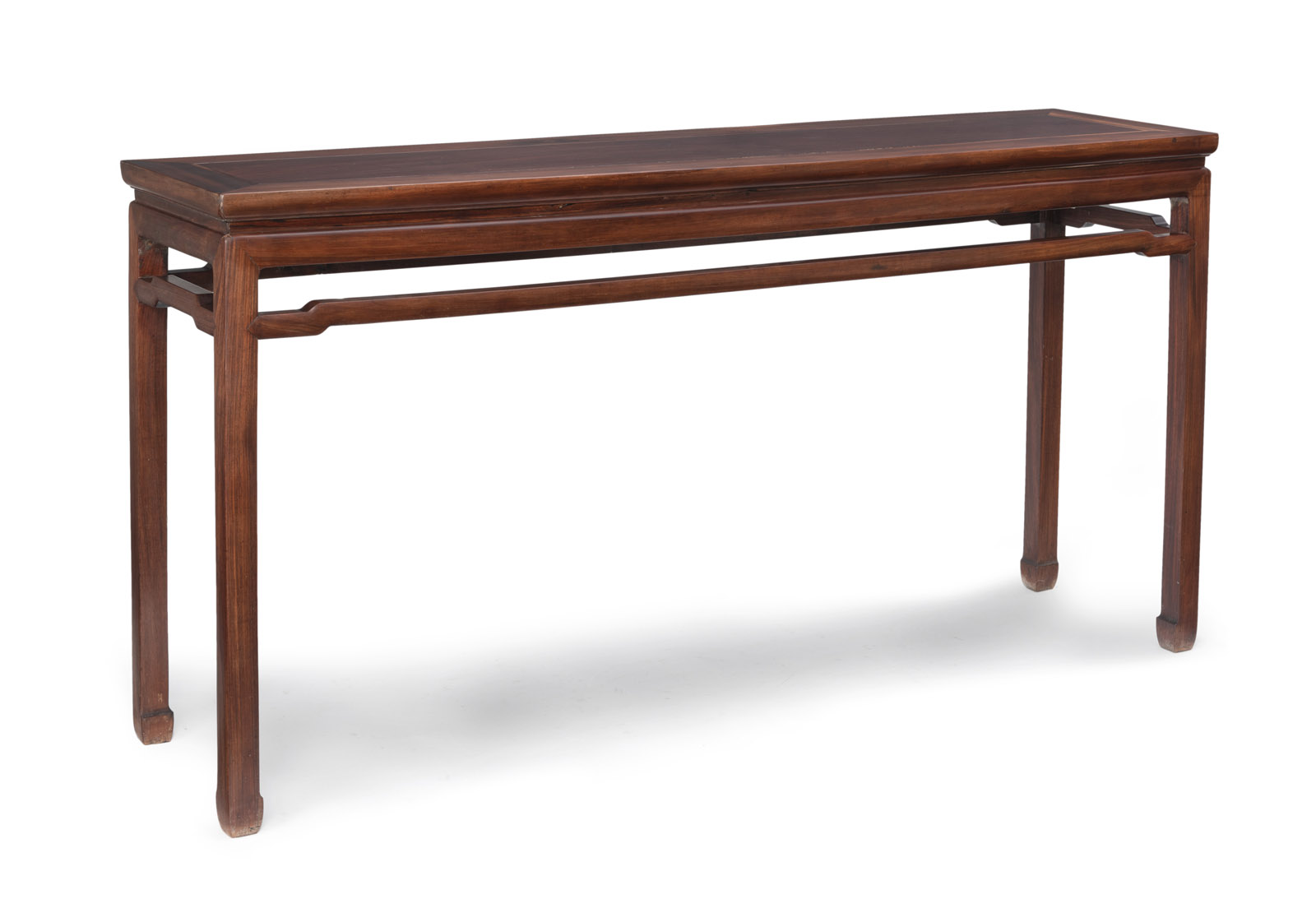 A HARDWOOD ALTAR TABLE