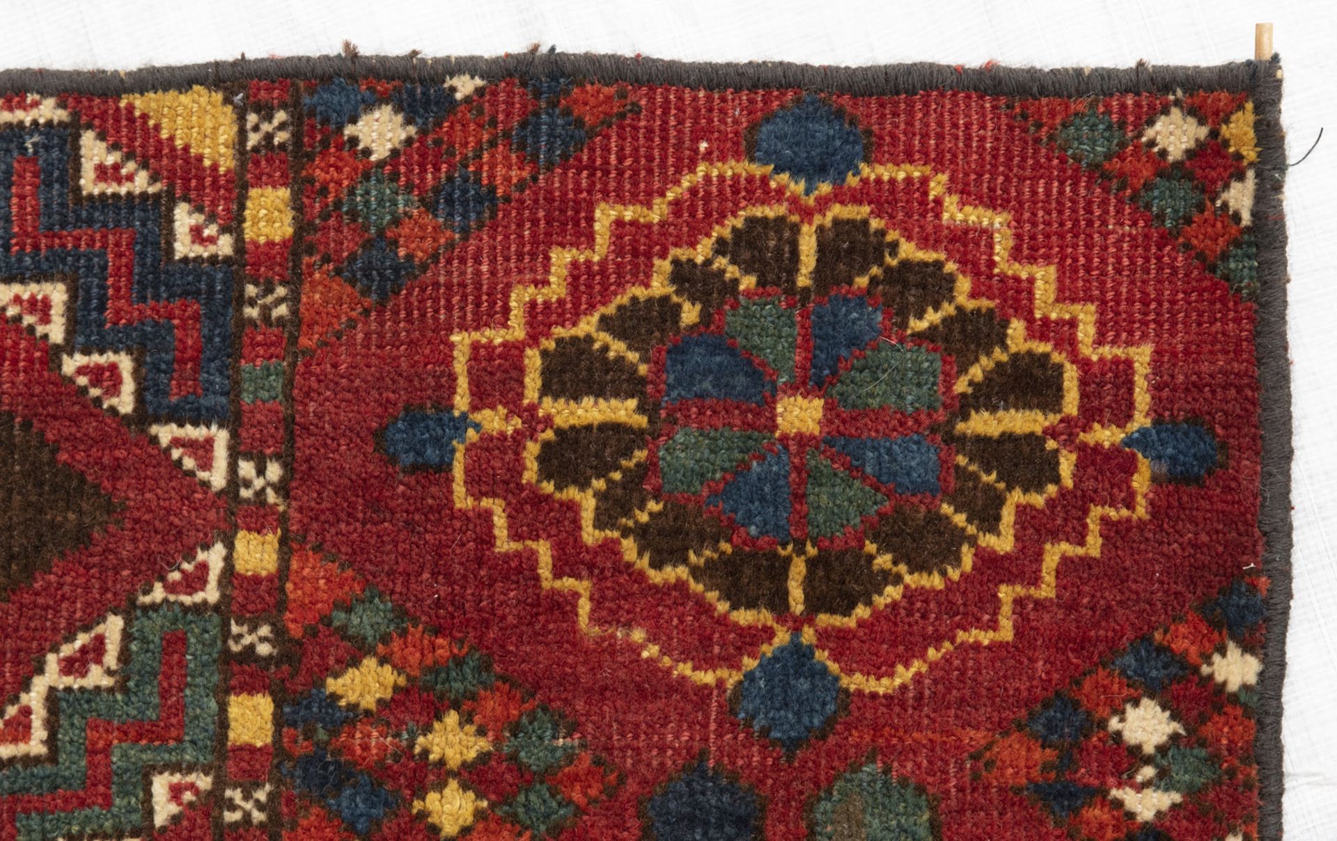 AN ERSARI BASHIR CHUVAL FRONT AND AN ERSARI BASHIR CARPET FRAGMENT - Image 9 of 10