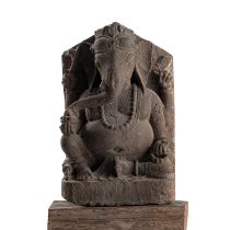 Figur des Ganesha aus Sandstein