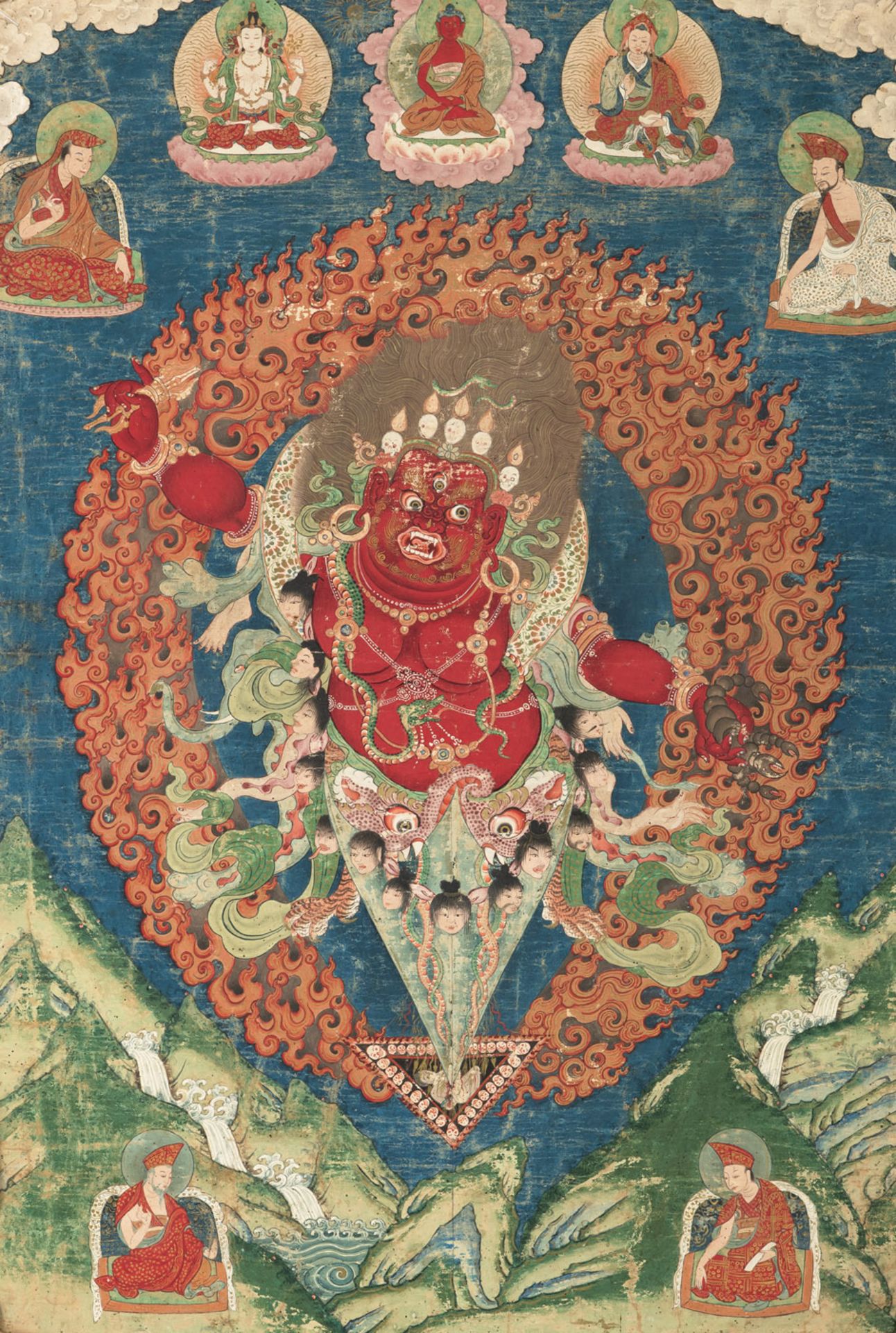 GURU DRAG DMAR, A WRATHFUL EMANATION OF PADMASAMBHAVA