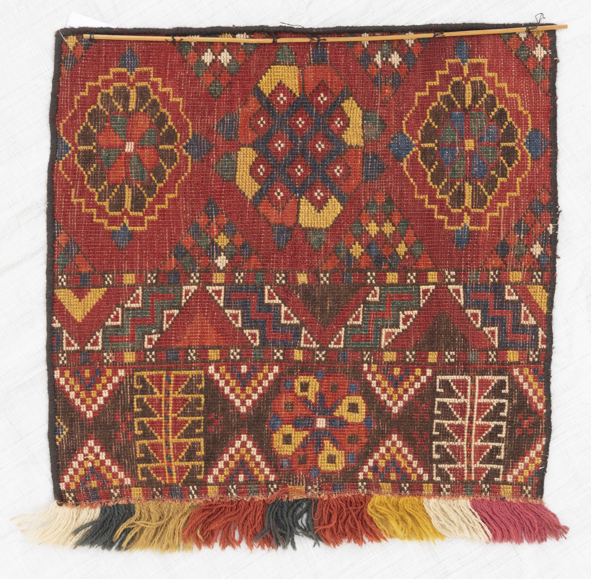 AN ERSARI BASHIR CHUVAL FRONT AND AN ERSARI BASHIR CARPET FRAGMENT - Image 10 of 10