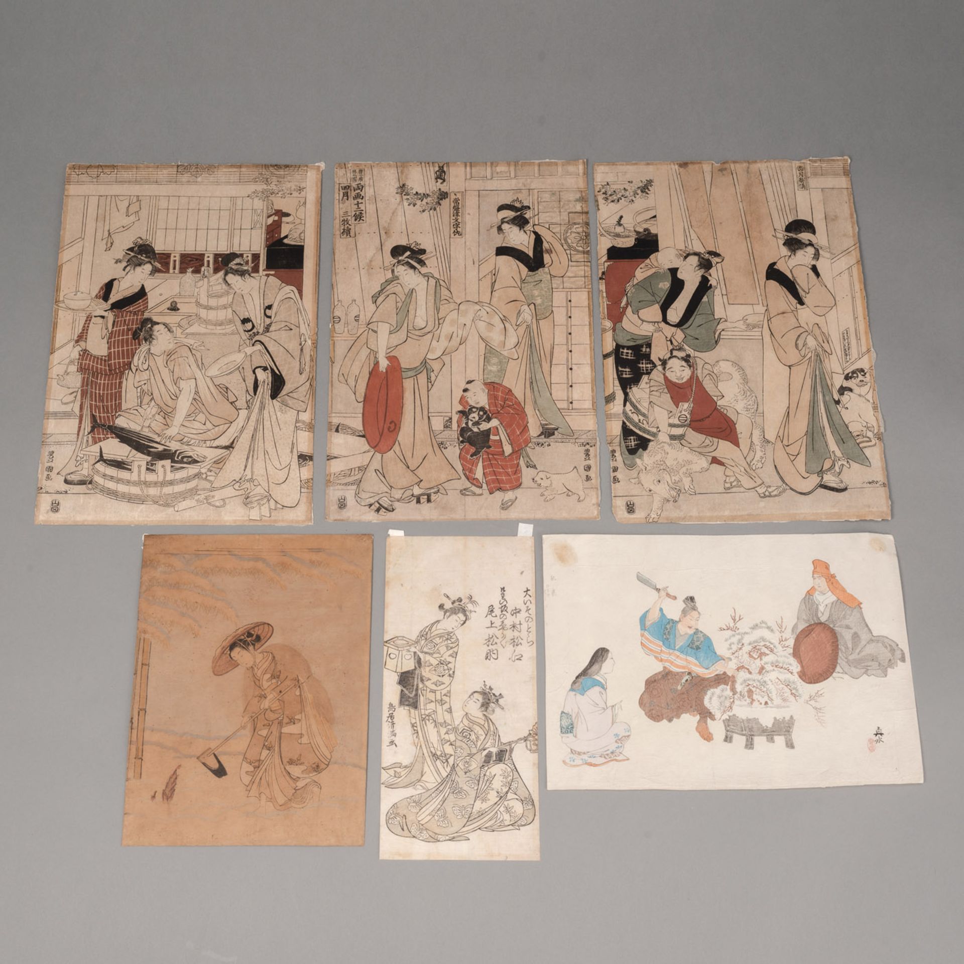 SUZUKI HARUNOBU, TORII KIYOMITSU, REPRINT AFTER TOYOKUNI (1769-1825) AND TOYOHIRO (1773-1828), SHIN