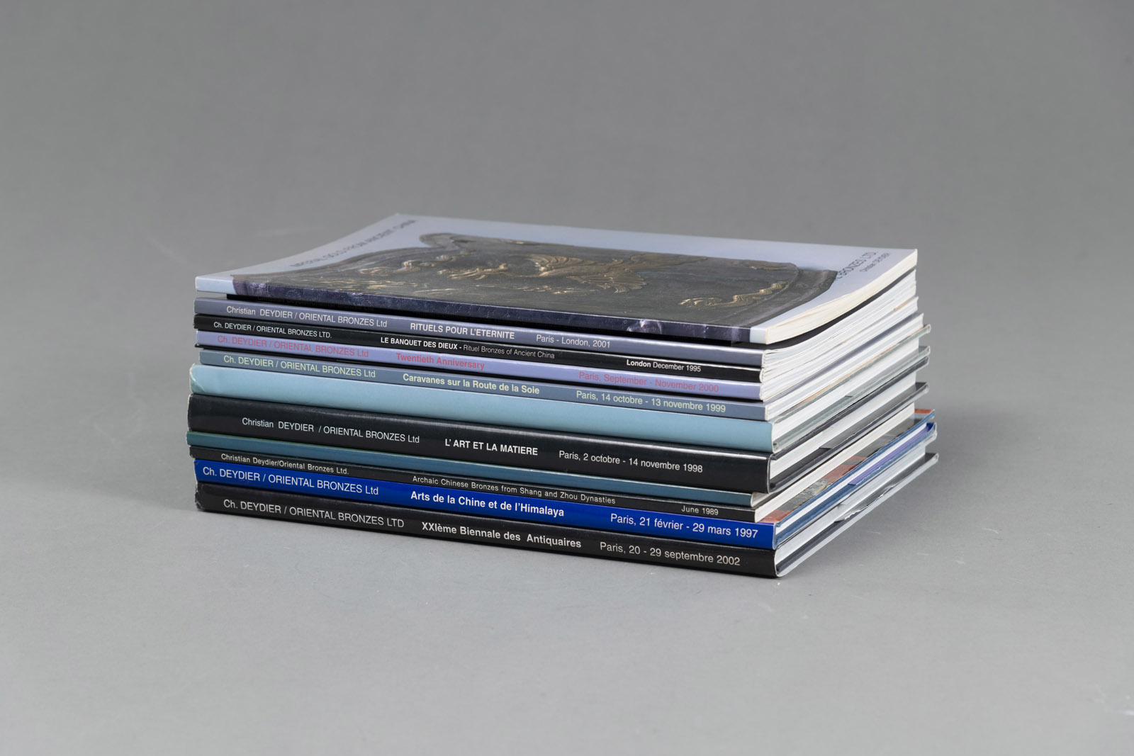 10 EXHIBITION CATALOGUES CHRISTIAN DYDIER: ORIENTAL BRONZES