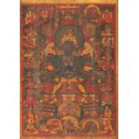 Verehrungsthangka für Vajradhara