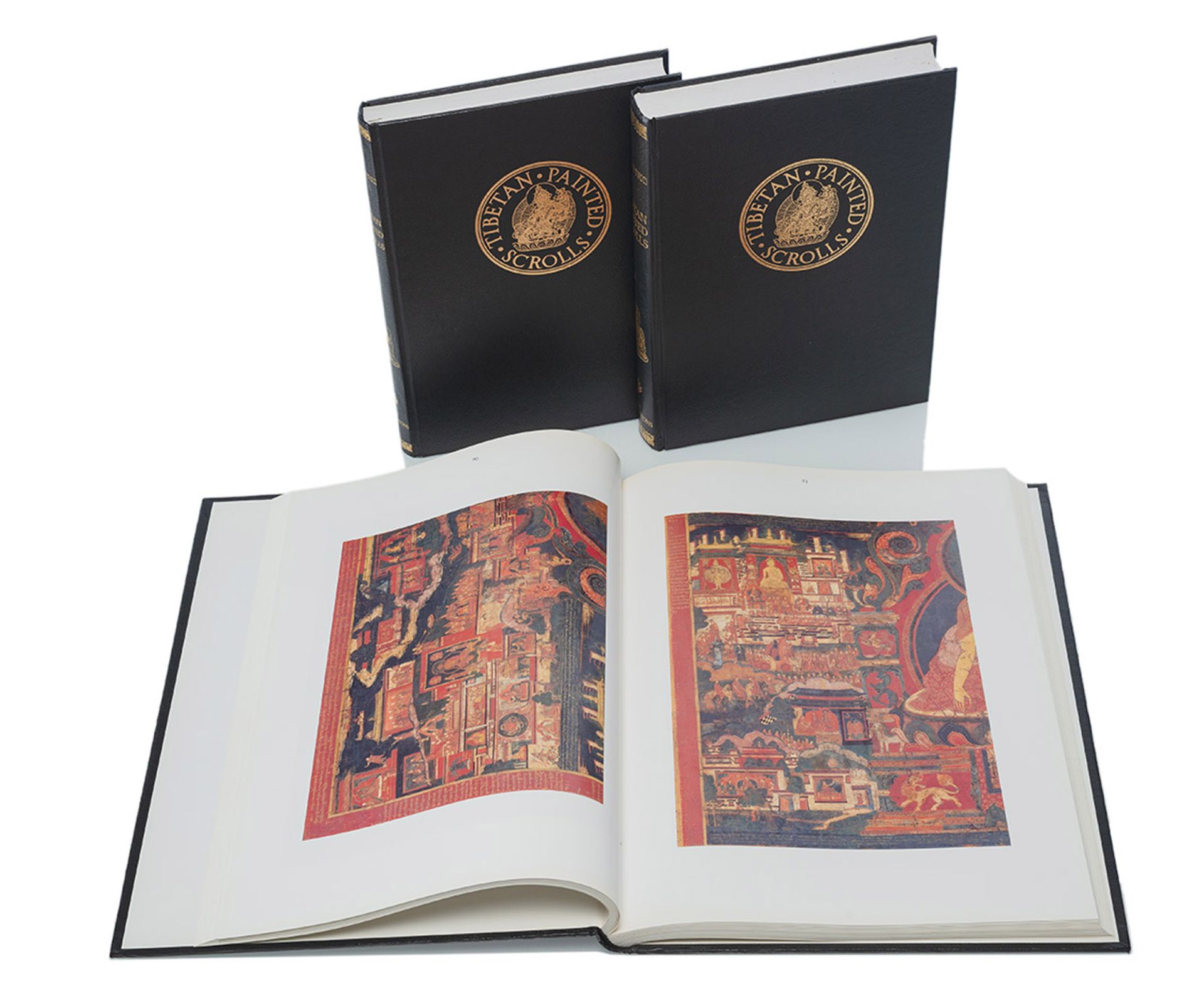 GIUSEPPE TUCCI, "TIBETAN PAINTED SCROLLS, Vol. I,II & PLATES"