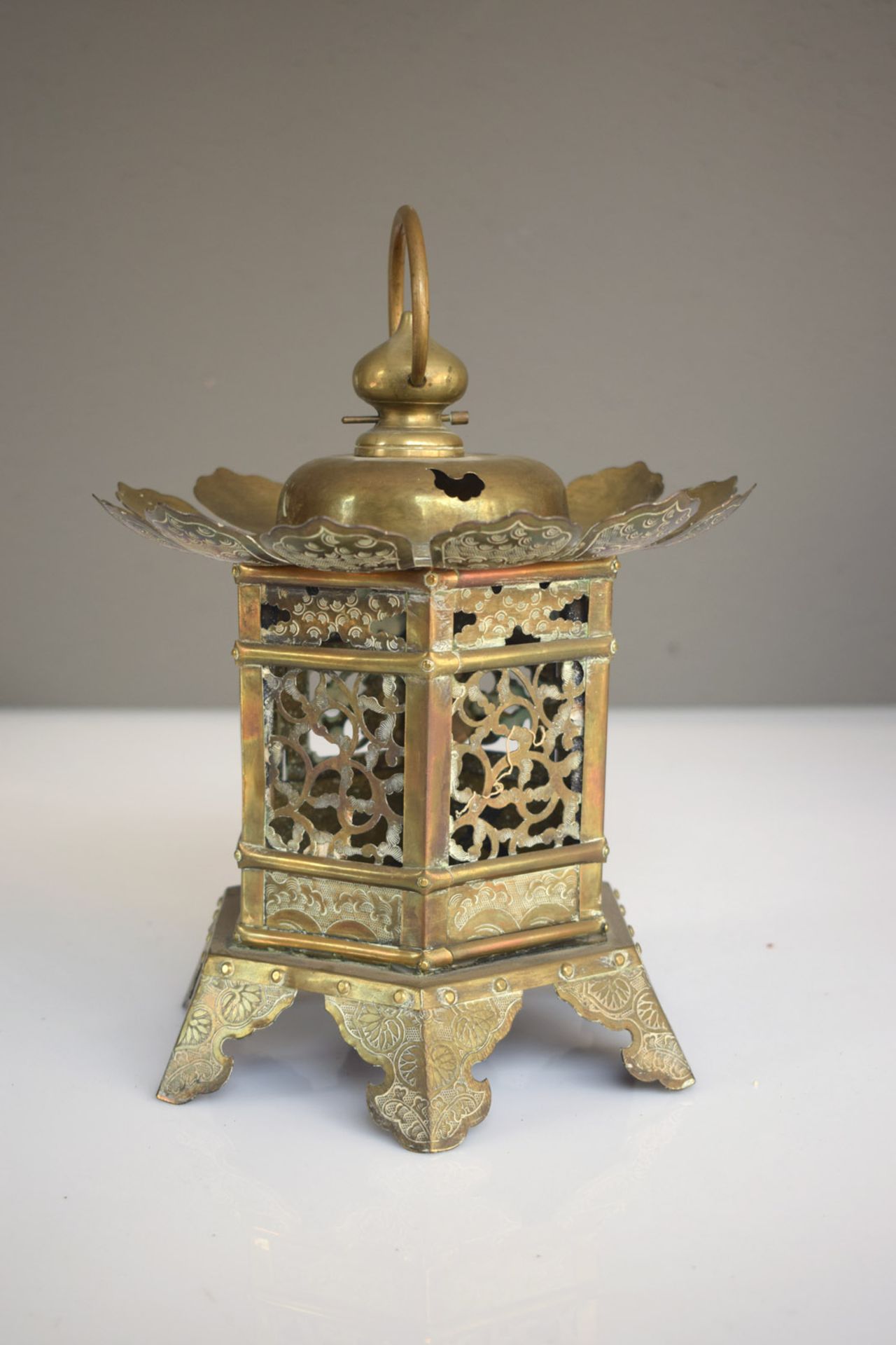 A PAIR OF BRONZE LANTERNS AND OTHER BRONZE WORKS - Image 20 of 24