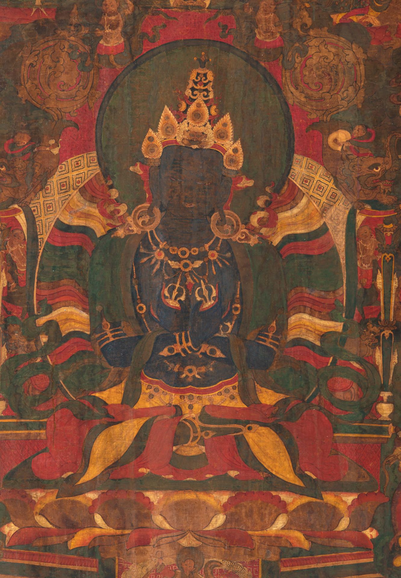 A WORSHIP THANGKA FOR VAJRADHARA - Image 2 of 3