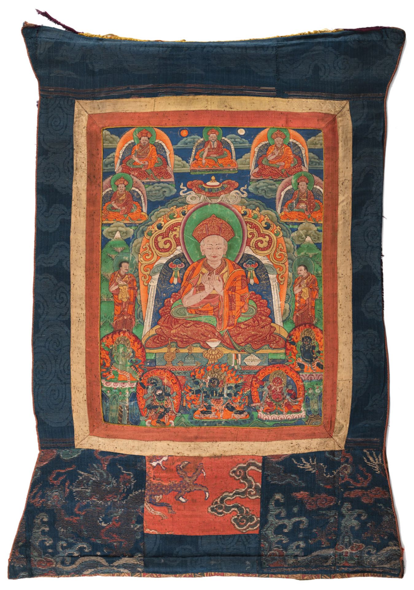 A LINEAGE THANGKA FROM THE DRUKPA-KAGYU TRADITION IN BHUTAN - Image 2 of 4