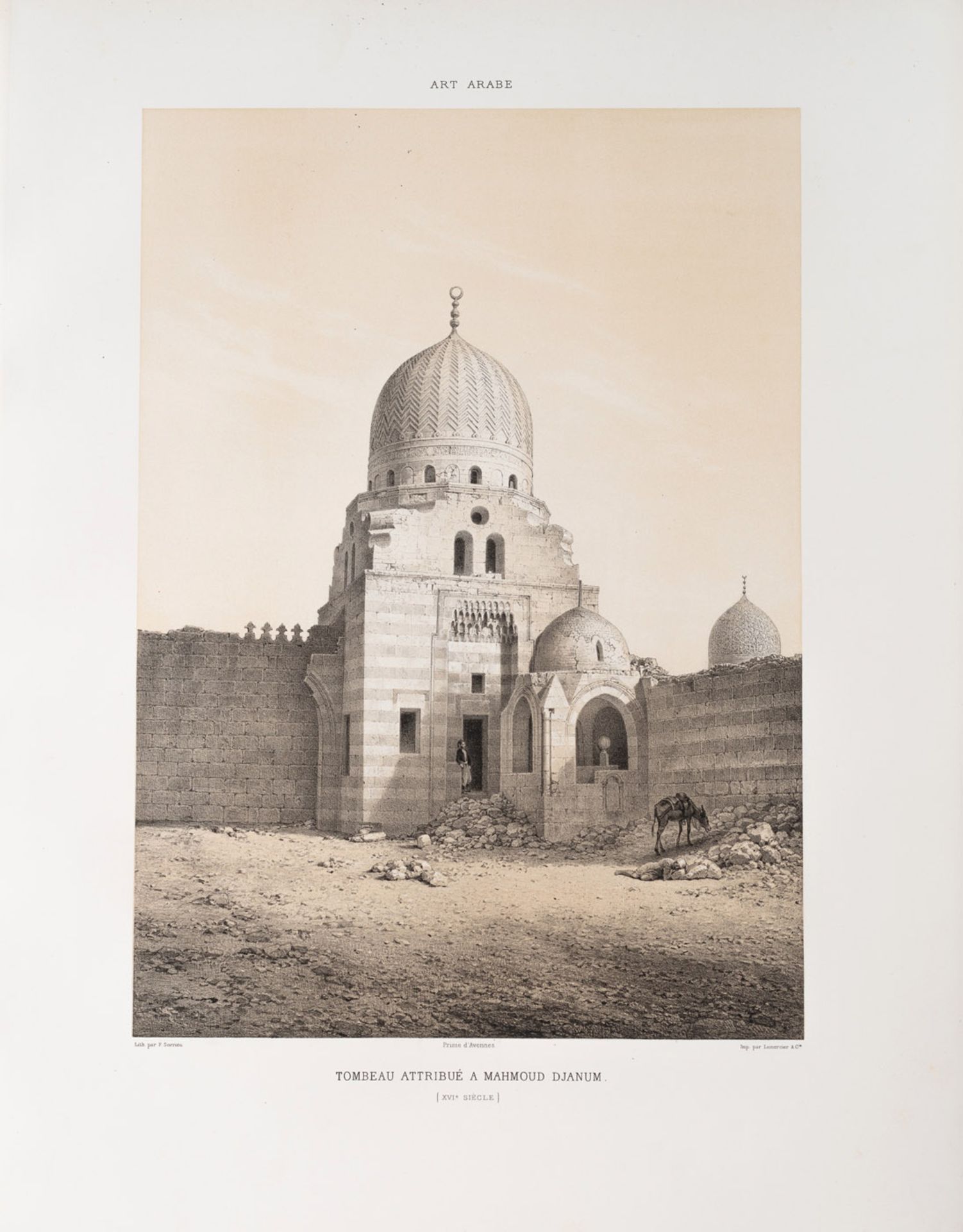 L'ART ARABE D'APRÈS LES MONUMENTS DU KAIRE DEPUIS LE VIIE SIÈCLE JUSQU'A LA FIN DU XVIIIE - Image 17 of 19