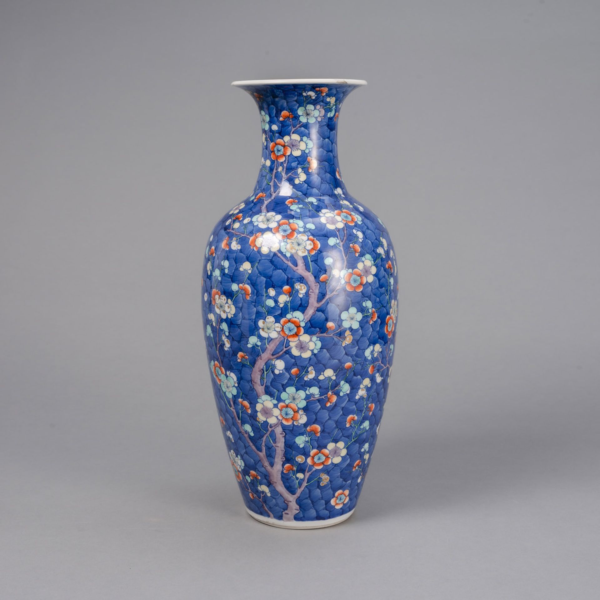 A 'PRUNUS ON CRACKED ICE' PORCELAIN VASE