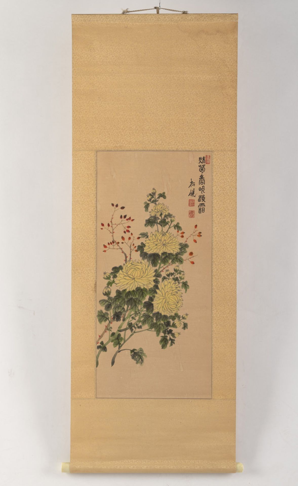FOUR PAINTINGS DEPICTING THE "FOUR NOBLES": PLUM, ORCHID, BAMBOO AND CHRYSANTHEMUM - Image 13 of 16