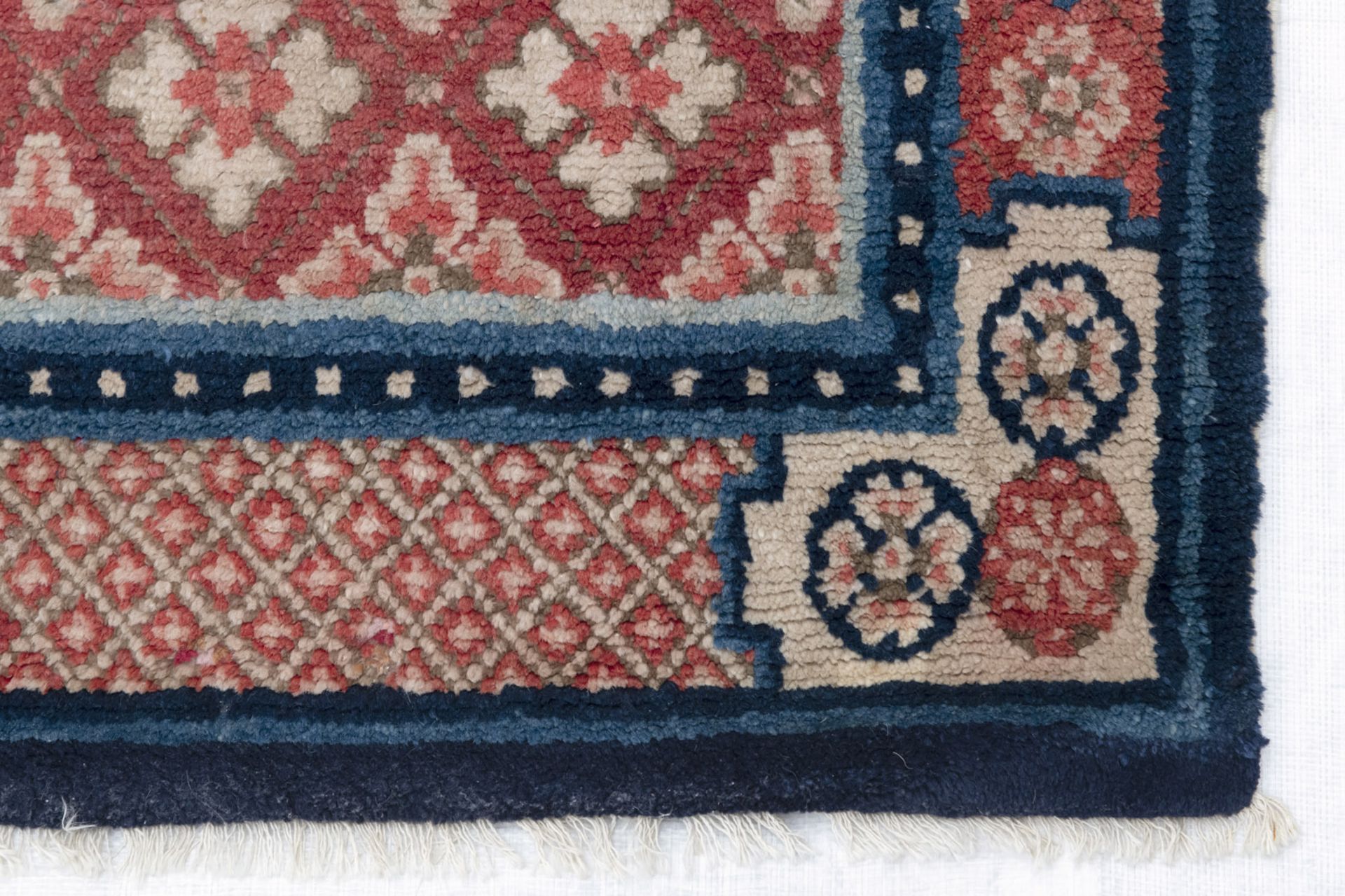 A SMALL PAOTOU RUG - Image 2 of 6