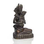 Bronze des Vajradhara mit seiner Gefährtin
