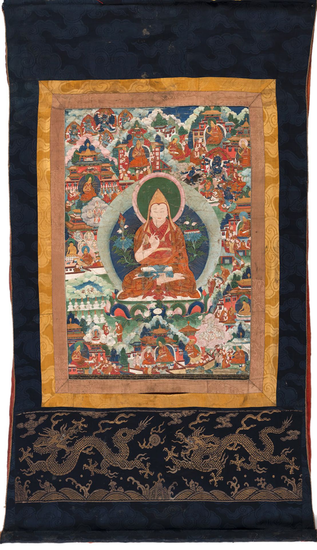 A FINE JATAKA THANGKA - Image 2 of 6