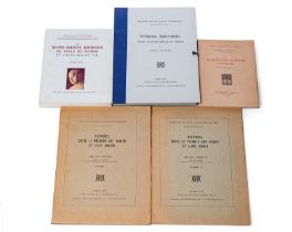 Fünf Bände französische Fachliteratur über Khmer Kunst von diversen Autoren
