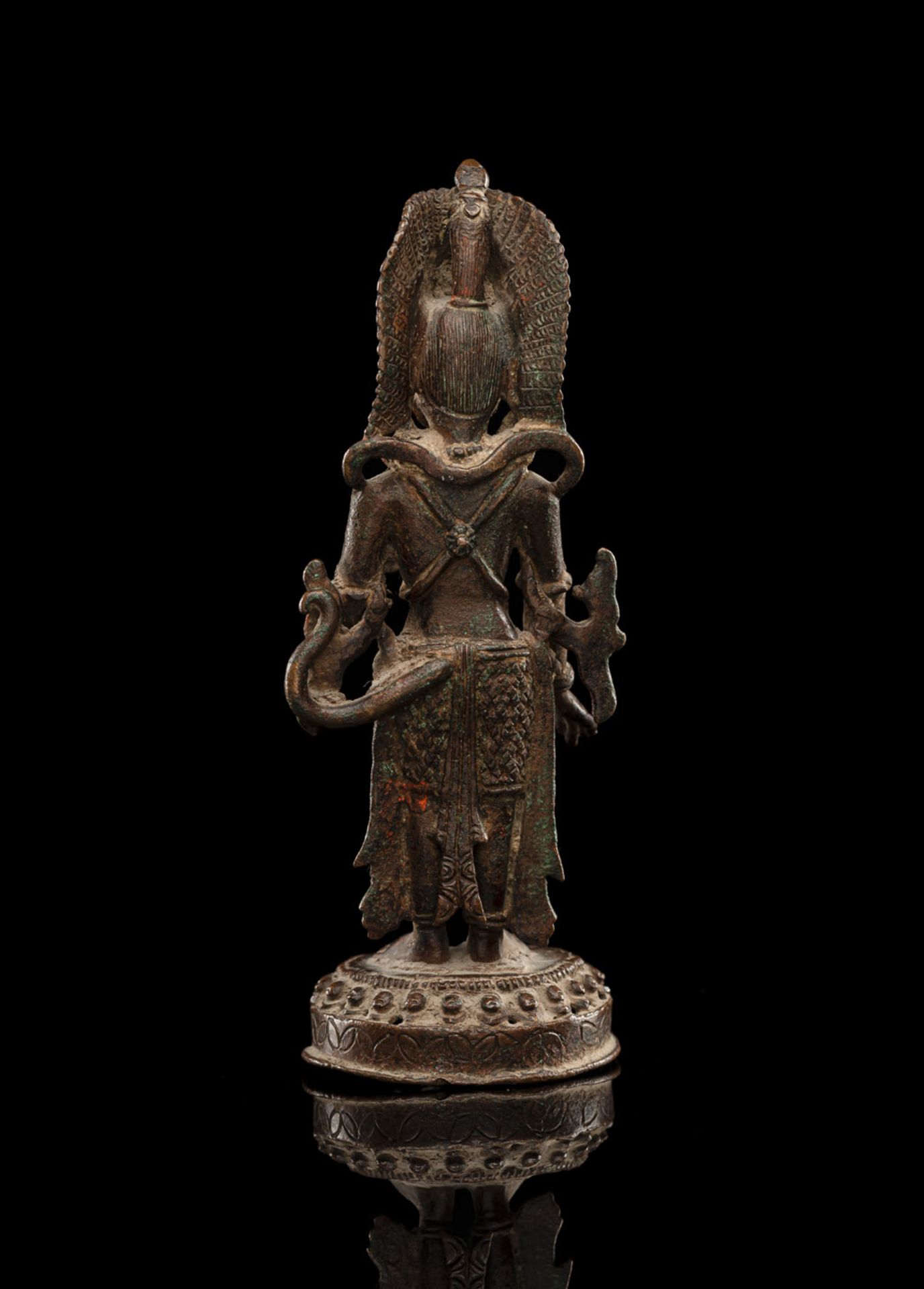 Kupferfigur des Hanuman - Bild 2 aus 4