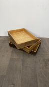 Medium Sized Wooden Storage Boxes