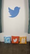 Twitter cushions (various colours/designs)