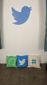 Twitter cushions (various colours/designs)