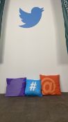 Twitter cushions (various colours/designs)