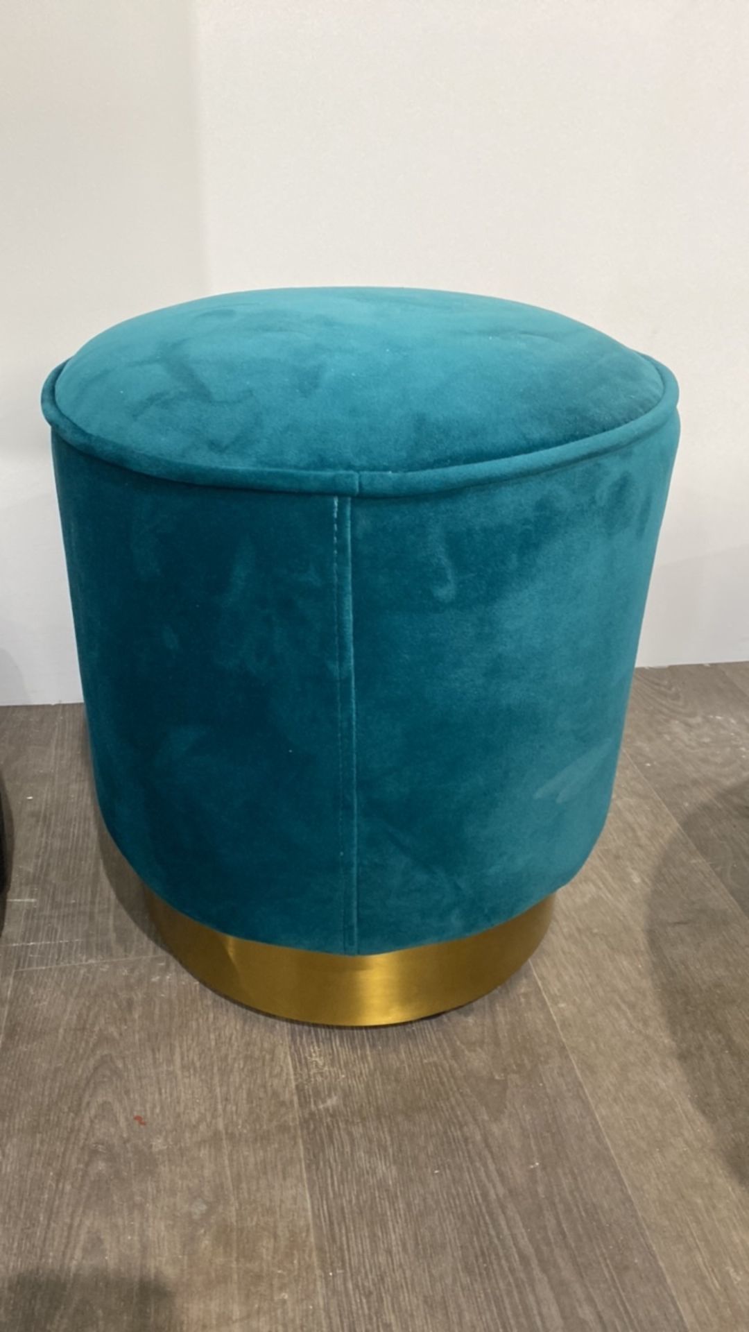 IKEA Teal Foot Stools - Image 3 of 4