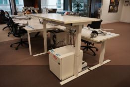 Sit Stand Desk - White