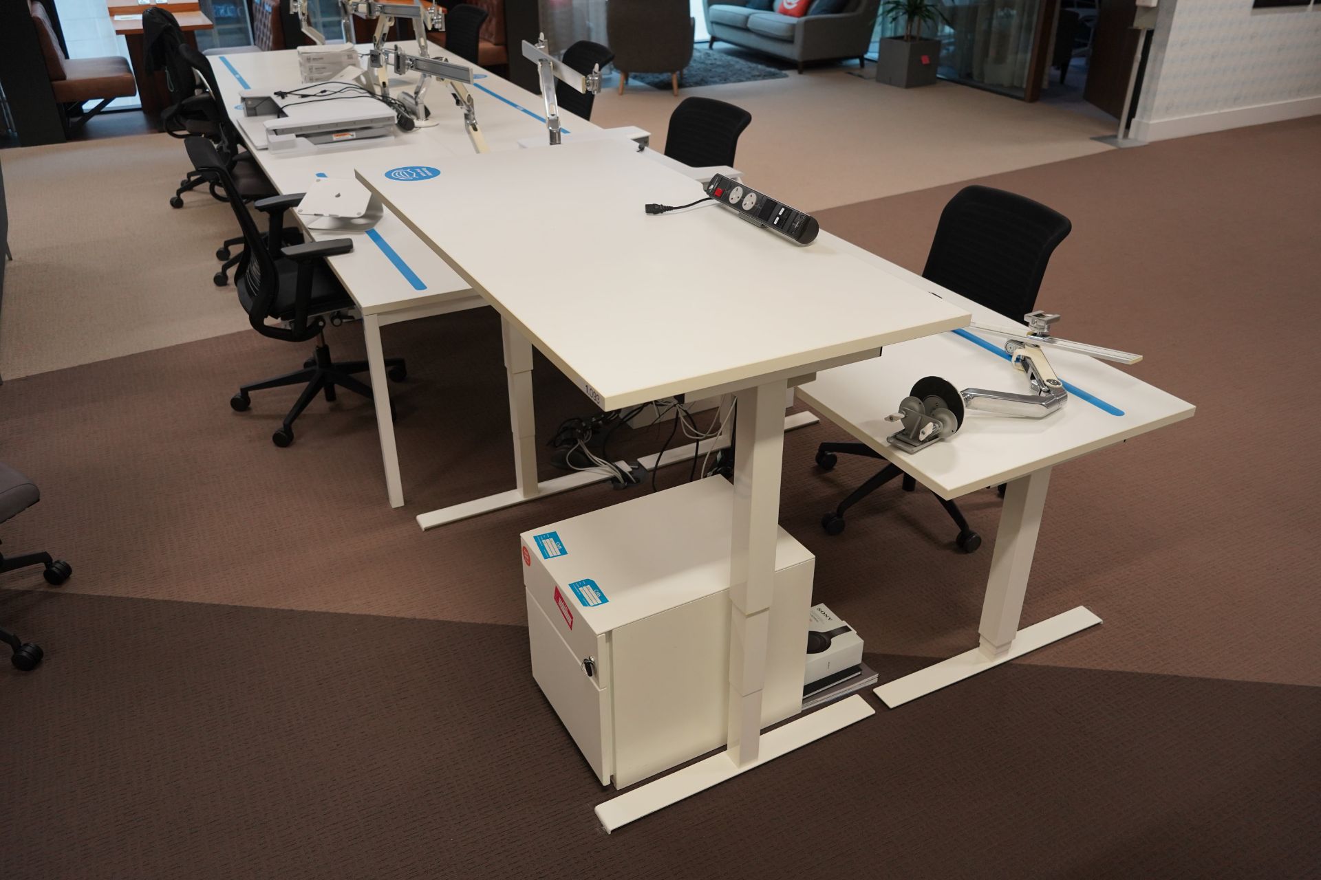 Sit Stand Desks - white - Image 5 of 6