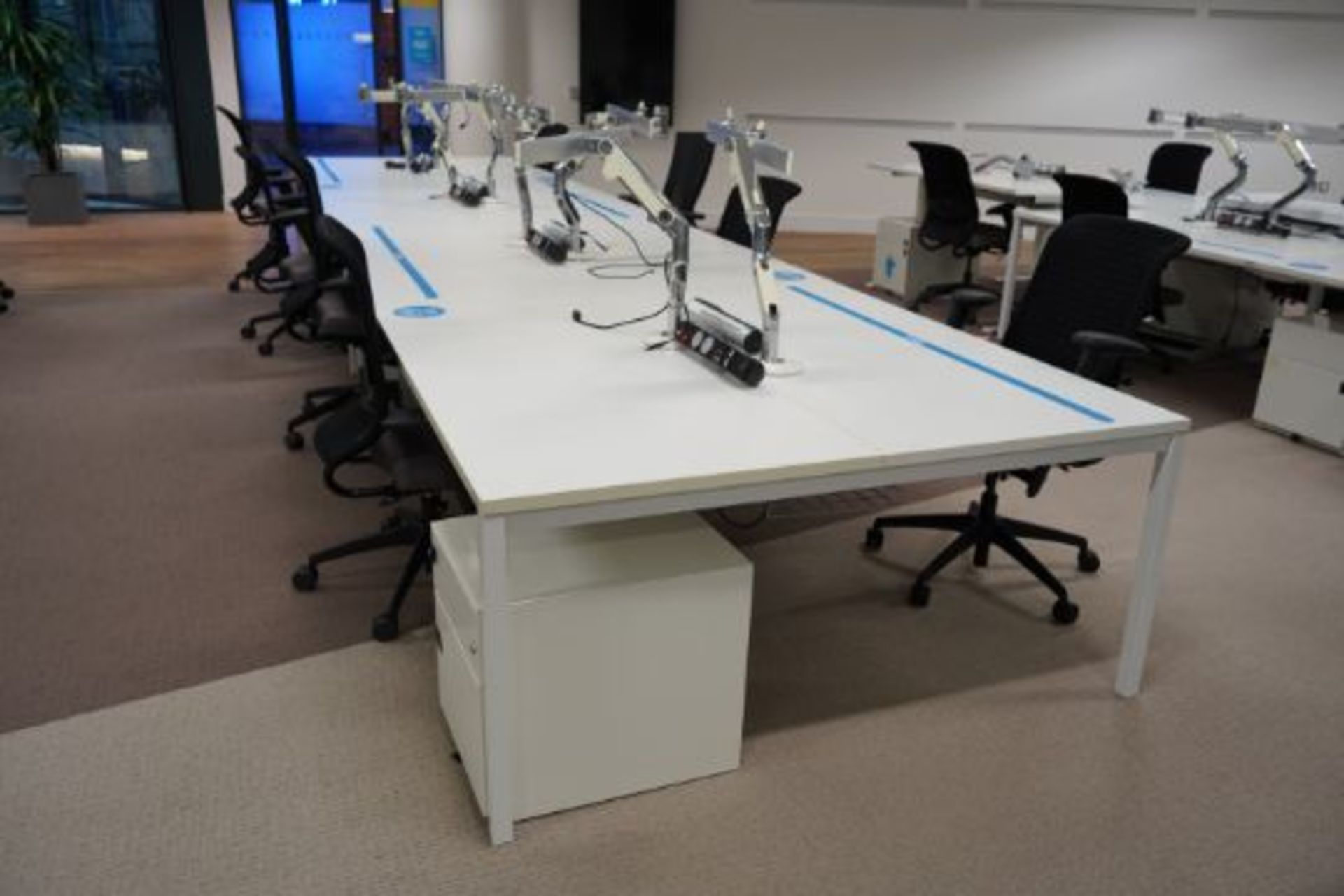 White Desks - Group of 4 - Image 6 of 12
