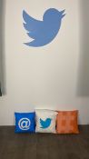 Twitter cushions (various colours/designs)