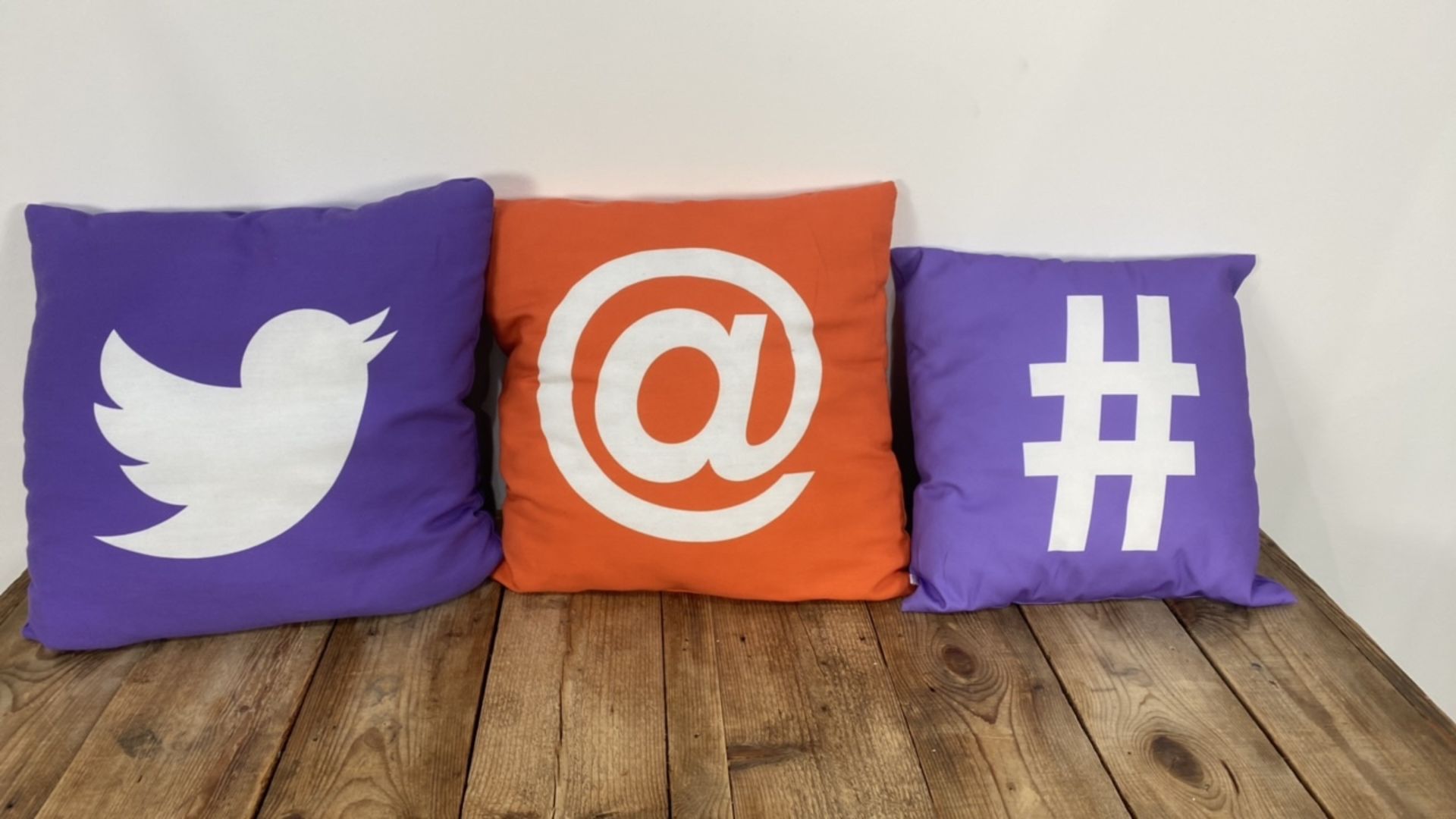 Twitter Cushions X3 - Image 2 of 3