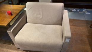 Sofa light grey - One person