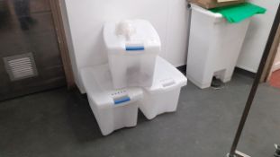 Flour bins