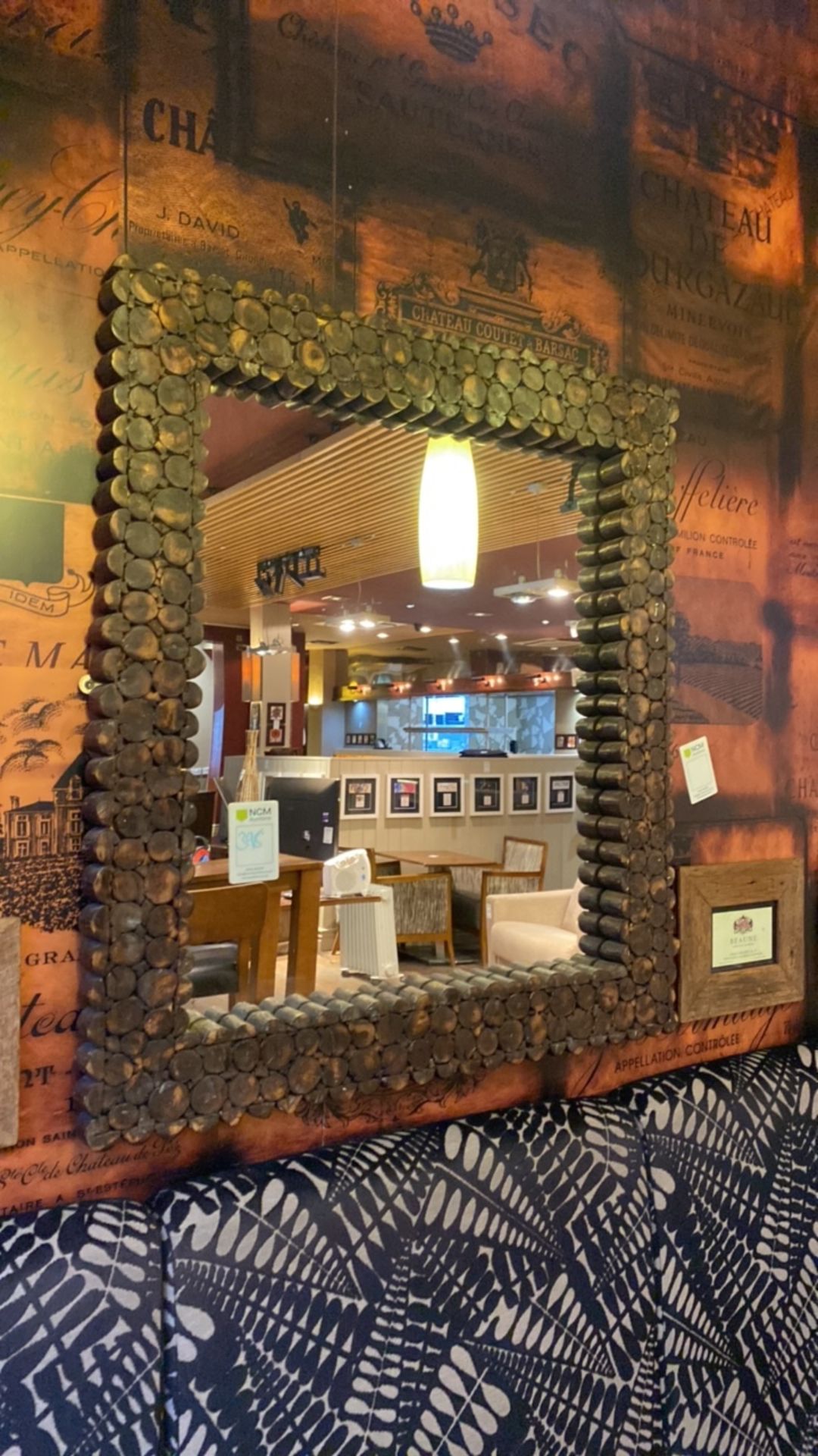 Mirror wooden framed