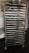 20 Tier Baking Cooking Tray Trolley