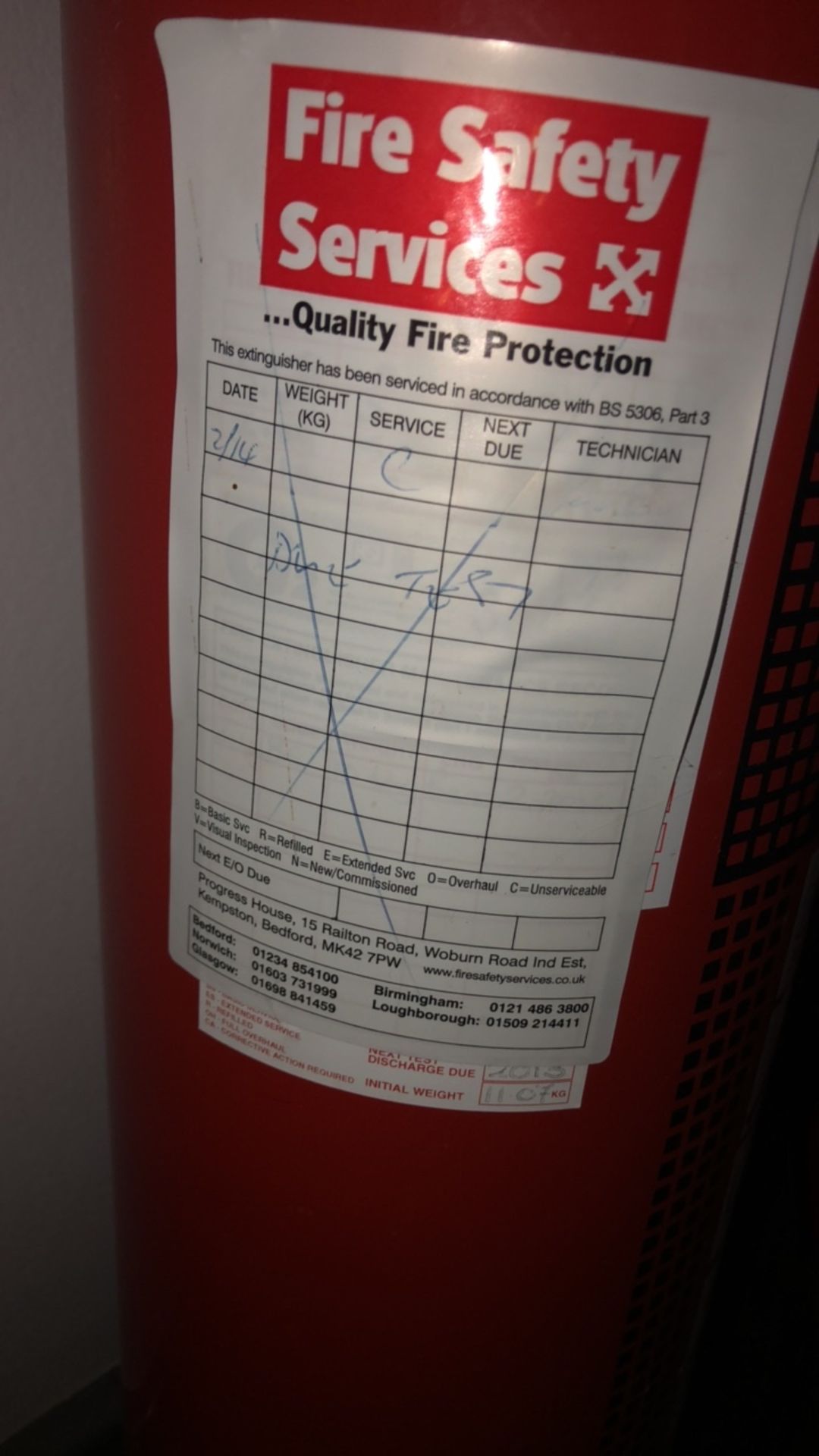 Fire extinguisher CO2 - Image 4 of 4