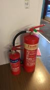 Fire Extinguishers Foam and Powder