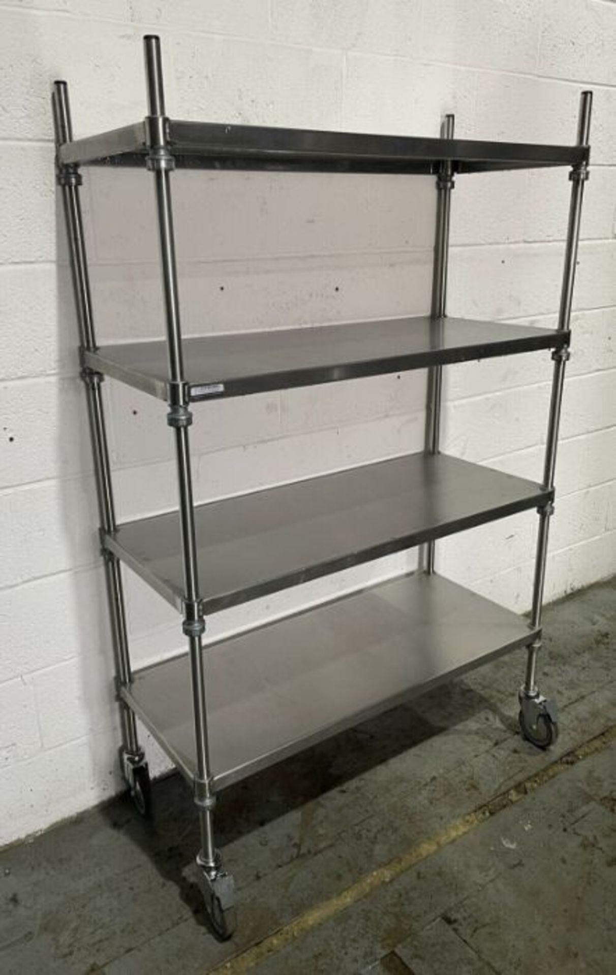 Craven Firmashelf Stainless Steel Shelf Unit - Image 4 of 4