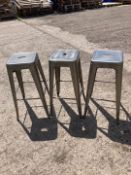 Metal bar stools - X3
