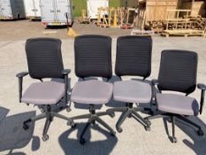 Office chairs x4