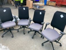 Office chairs x4