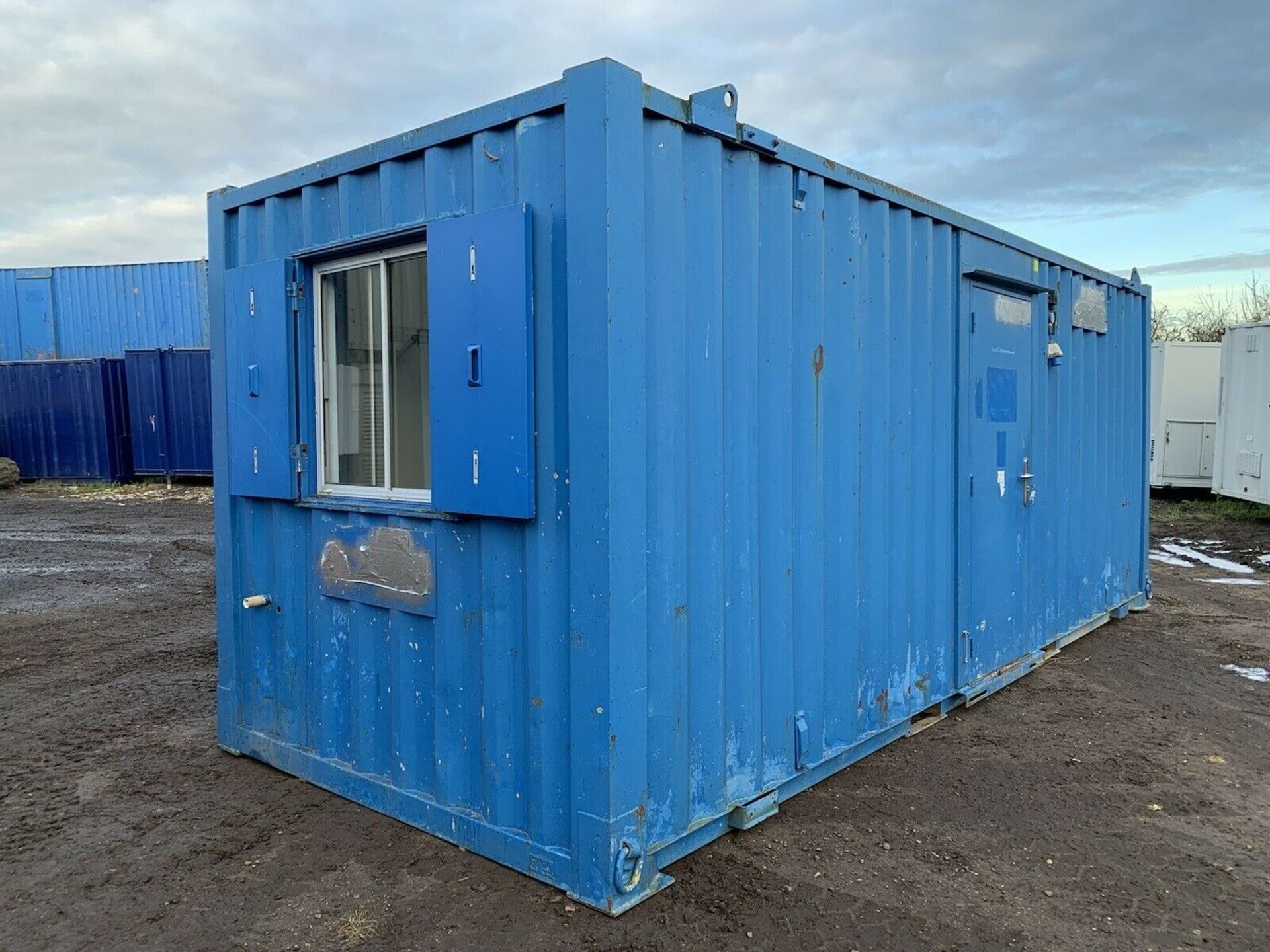 Portable Office Canteen Site Cabin Container Anti Vandal Steel 20ft - Image 2 of 5