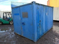12ft Portable Storage Container Shipping Container Anti Vandal Steel