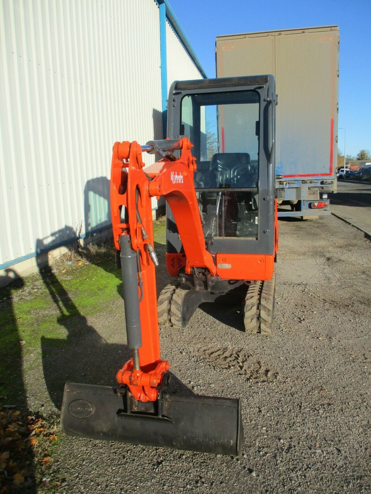 2012 Kubota KX015-4 mini digger excavator 1.5 ton full cab - Image 8 of 9