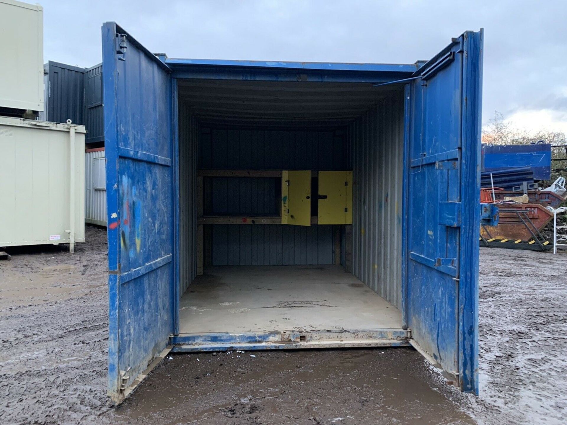 12ft Storage Container Portable Shipping Container Anti Vandal Steel - Image 8 of 8