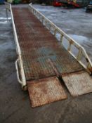 Loading ramp container ramps dock forklift yard