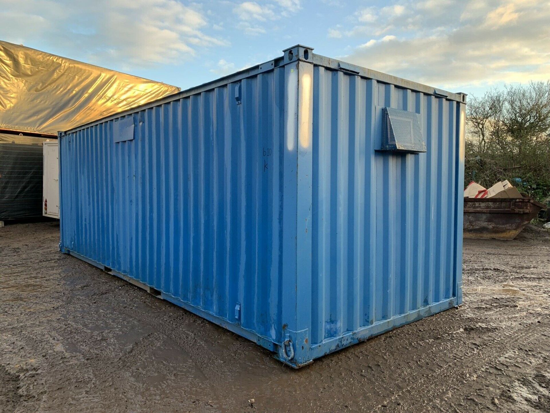 Portable Office Site Cabin Drying Room Welfare Unit Anti Vandal Steel 24ft - Image 3 of 14