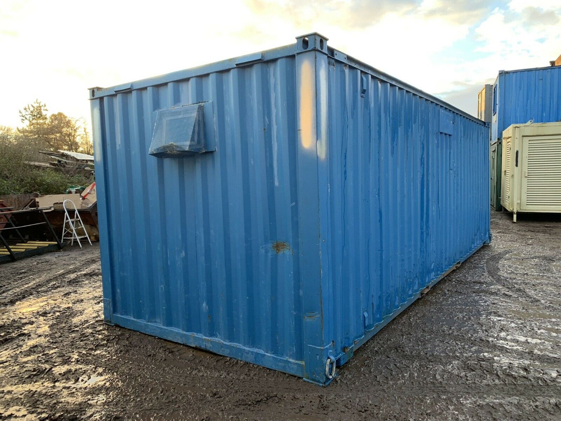 Portable Office Site Cabin Drying Room Welfare Unit Anti Vandal Steel 24ft - Image 2 of 14